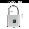 Smartprint Smart Cadlock Keyless USB Bloqueio de Porta Recarregável Quick Desbloquear Zinco Liga de Metal Metal Desenvolvendo Chip