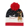 Рождественские милые шаблоны шапочки с фестивалем POM Ball Pom-Pom Beanie Free Size 50-60см черепные колпачки 6 вариантов