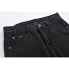 Tideshec Star a cinque punte ricamo pantaloni larghi pantaloni streetwear Design sfumato per uomo Donne Denim Jeans Pantaloni Hip Hop