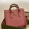 Famous Designers Handbag Genuine Bamboo Bags Top Quality Light Lady Fashion Wallet Cross Body Handle Plain Women AlligatorPopu230p