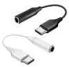 Typ-C USB-C MANA till 3,5 mm hörlurkabeladapter Aux O Kvinnligt jack för Samsung Note 10 20 Plus8212242