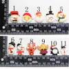 20/50pcs Various of Merry Confettie Resin Flatback Figures Cabochons for Christmas Charm Hairbow Center Jewelry Makin