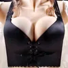 Bandage Push Up Bh Women 34-52 C D E Plus Size BRALETTE Black Sexy Bras Wireless Underwear Thin Gabbed Brassiere Big Breast 211217