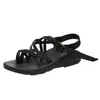 Sandalias de cuña para mujer, zapatos de playa planos a juego al aire libre para senderismo, Sandalias WholeTide #525