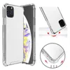 Coques de téléphone rigides en armure hybride acrylique antichoc transparentes pour iPhone 13 12 11 Pro XS Max XR 8 7 6 Plus Samsung S21 S20 Note20 Ultra A72 A52 A32 A12 Redmi Huawei W