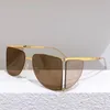 HL001 Sonnenbrille Metallrahmen Ultradünne Linse Mode Lässiger Stil Partybrille Seitenschutz für Augenwinkel UV400 Pers324x