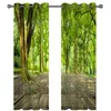 Gordijn Gordijnen Mooie Park Bekleed Met Bomen Verduisterende Gordijnen Voor Slaapkamer Raam Woonkamer 98% Shading 3D Custom