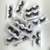 16 Style Lashes 25mm 3D Rzęsy Długie Luksus 100% Syberyjski Futro Mink Naturalny Okrucieństwo Flake Fake False Eyelash