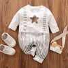 Vår Höst Baby Romper Långärmade Kläder Boy Set Kostymer för Babies Årets 210528