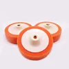 Fordonsskyddsmedel datorer högkvalitativ orange 125mm för bilpolermaskin svamp polering buffande vaxhjul hjul tvättmaskin tillbehör