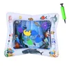 Almofada / travesseiro decorativo bebê crianças brincar de água tapete inflável pvc infantil timmy tempo playmat atividade criança com bomba de pneu gota