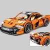 701708 Pull Back Function Sports Car Kit SportsCar Supercar Roadster Model Building Block Toy