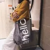 Große Kapazität Shopping Handtaschen Trend Brief Design Umhängetaschen Für Frauen Casual Weibliche Reise Große Shopper Totes