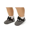 Newborn Baby Girls Kids First Walkers Infant Toddler Classic Sports Anti-slip Soft Sole First Walker Shoes 2022 Spring new low-cut girl bow princess lattice shoe