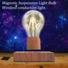 Bordslampor 1pc Magnetisk Suspension LED Lampor Bordslampa Kreativitet Flytande 360 ​​Degree Wireless Room Hem Office Dekoration