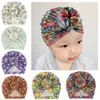 Vintage Europe Infant Baby Boys Girls Hat Florals Ciambella Copricapo Bambino Toddler Berretti per bambini Cappelli turbanti Cappello per bambini