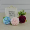 50PCS 10cm Artificials Flowers Heads Hydrangea Peony Decorative Flower simulation Artificial FlowersWall For Wedding Decoration Background ZC388