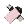 Mini 2 w 1 OTG Adaptery Micro USB Typ C Mężczyzna do USB 3.0 Kobiet Złącze konwerterowe dla telefonu z systemem Android Telefon