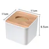 Tissue Boxes & Napkins Modern Holder Wooden Box Household Office Desktop Car Furniture Storage Decor