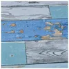 Art3D 17.7inx78.7in Peel and Stick Wallpaper - Decoratieve Zelfklevende Film Houtkorrel Wallpapers voor Meubelkast Countertop Plank papier, blauw