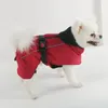Dog Apparel Reflecterende Jas Waterdichte Winter Jas Verstelbare Puppy Kleding Warm Katoen Klein Groot Pet Kleding Fleece