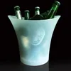 Eiskläger und Kühler Multicolor 5L wasserdichte Plastik -LED -Eimer -Farbbalken Nachtclubs Leuchten Champagner -Bier -Nacht -Party2801190
