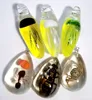 6 stks handgemaakte hanger echte vogue drop crab bee mieren cool glazen kwallen kleur cadeau decoratie ornament