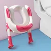 Safe Baby Potty Training Seats Toddler Toilet with Step Stool Ladder Anti-Slip Pads for Kids Boys Girls