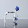 Clous de Banger de Quartz de fumée de soudure régulière de Halo de haute qualité avec la perle de verre et les perles de Terp conviennent pour les plates-formes de Dab