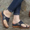 Vrouwen sandalen vrouwen hakken sandalen bohemen zomer schoenen bloem vrouw flip flops strand sandalias mujer wiggen schoenen vrouwelijke 210624