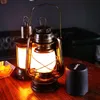 Night Lights Thrisdar Iron Vintage Kerosene Lantern Table Light Creative Bar Cafe Restuarant Pub Gazebo Bedroom Flame Effect Oil Lamp