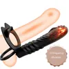 NXY anal brinquedos sex shop novo duplo plug plugue vibrador vibrador para homens cinta no pênis vagina adulto brinquedos casais 1125