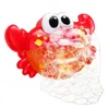 24 Musik Baby Badkar Crab Automatisk Bubble Blower Bubble Maker Machine Song Bath Toy Gift