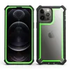 360 Capas de telefone de corpo inteiro para iPhone 14 Pro Max 13 12 11 XR XS 7 8 Plus Heavy Duty Hard PC Defender Crystal Case Acrílico Capa Protetora D1