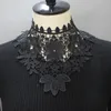 Women Lace Floral Fake Collars Ladies Shirts Detachable Collar White Black Embroidery Necklace False Shawl Decorative Bow Ties287w