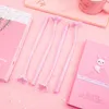 Pink Cherry Blossoms Sakura Flower Penne in gel di silicone premio regalo Penna da disegno fai-da-te materiale scolastico per ufficio