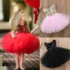 Princesse Enfants Bébé Robe Pour Filles Fantaisie Robe De Mariée Sans Manches Paillettes Fête Anniversaire Baptême Robe Pour Fille Robes D'été Q0716