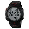 Нарученные часы Skmei Top Mens Watch Fashion Big Dial Sport Watches 50 мл. Аварийные будильники цифровые мужчины.