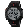 Polshorloges skmei top heren horloge mode grote wijzerplaat sport horloges 50m waterdichte wekker digitale mannen polshorloge relogio masculino