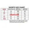 Regelbunden version Vit sidfickor Basket Shorts Size S, M, L, XL, XXL