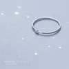 Klassischer, strahlender, stapelbarer schmaler Ring mit Zirkon für Damen, modisch, 925er-Sterlingsilber, schlichter feiner Schmuck 210707