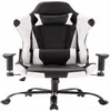 2022 Commercial Furniture Gaming Office Swivel Chairs Black-White with headrest and Lumbar Pillow stools desk