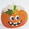 Halloween bricolage sac de citrouille fait à la main cadeau bonbons mendier sucre sorcière crâne chat carte sac en papier nouveauté jouets LLD11216