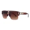 SPUKA 97123 Vintage Men Fashion Square Shad Retro Sun Glass Women Luksusowe okulary przeciwsłoneczne3210675