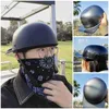 Motorradhelme Helm Retro Schwarz Erwachsene Open Face Half Moto Vintage Full Baseball Cap Zubehör Ente Motorrad Reiten