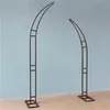 Party Decoration Wedding Arch Iron Backdrop Stand Road Lead Flower Fixed