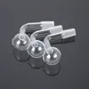 Clear Pyrex Glass Oil Burner Pipes 10mm 14mm 18mm Male Female Adapter Banger Nail For Oil Rigs Smoking Accessories