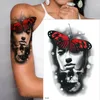 Donkere wolken Tijdelijke Tattoo Cool Black Tattoos Waterdichte Sticker Design voor Mannen en Dames Tatoo Compass Harry Style