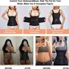 Waist Trainer Body Shaper for Women Plus Size 2 Straps Steel Bones Workout Sauna Trimmer Neoprene Slimming Exercise Corset Tops 211229