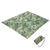 Piquenique ao ar livre portátil Camping à prova d 'água Mat Mat Jardim Camuflagem Reutilizável Areia Beach Beach à prova de areia Bedding Dobrável Capa Tenda Tarp Tarp FHL448-WLL